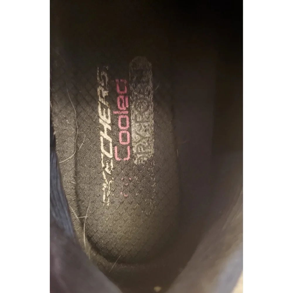 Skechers Dual Lite Memory Foam Slip On Shoes Womens Size 8.5‎ Black